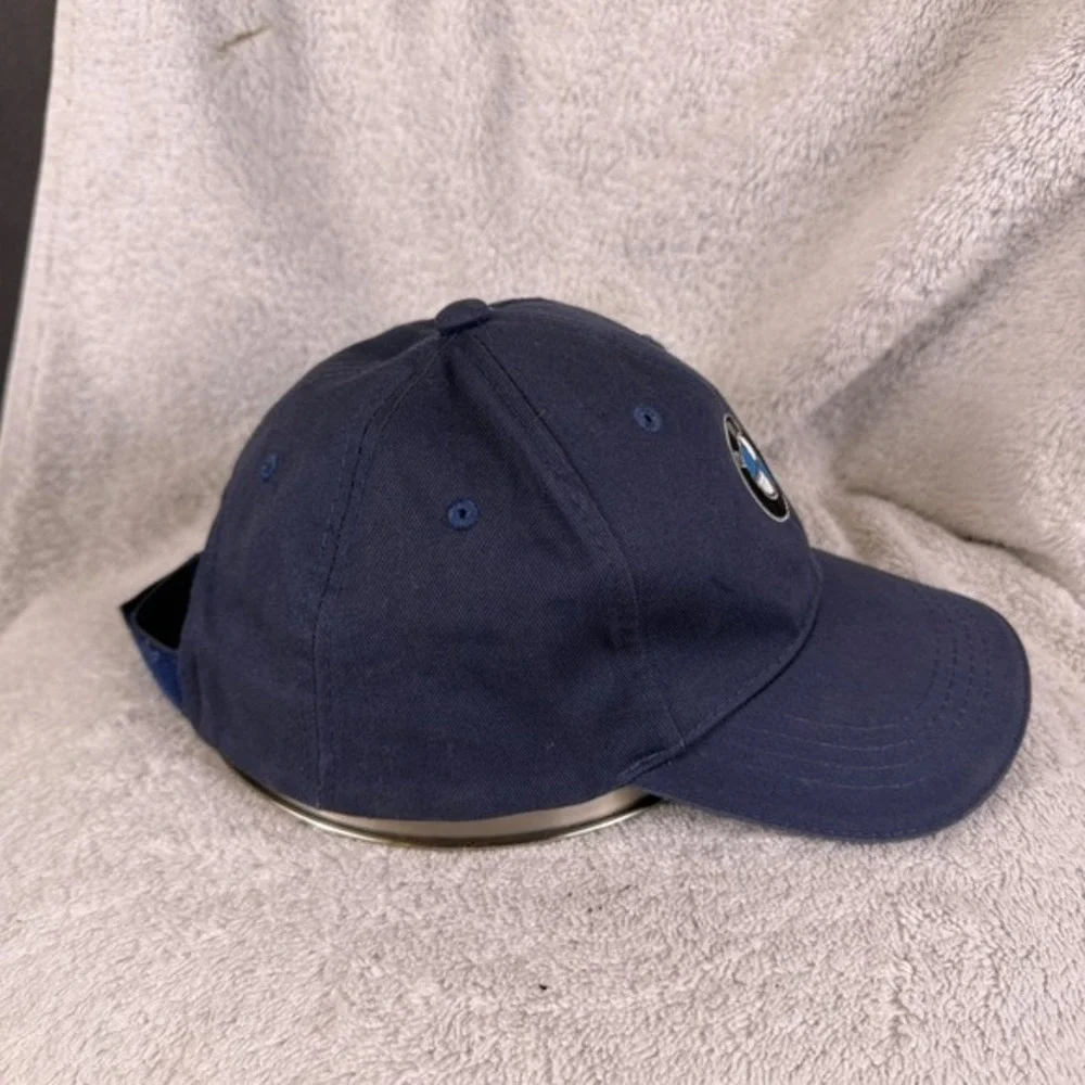 Genuine BMW Hat Youth Strap Back‎ Adjustable Navy Cap